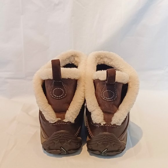 Merrell Women’s 7.5 Sulis Coffee Brown Leather Boots Waterproof Hiking. - Picture 2 of 5